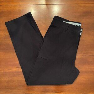 UB Tech Black Pants Flex Waist Chino Men's 36w x 30L